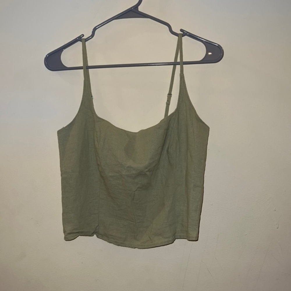 ABERCROMBIE & FITCH GREEN CROP TOP 💚